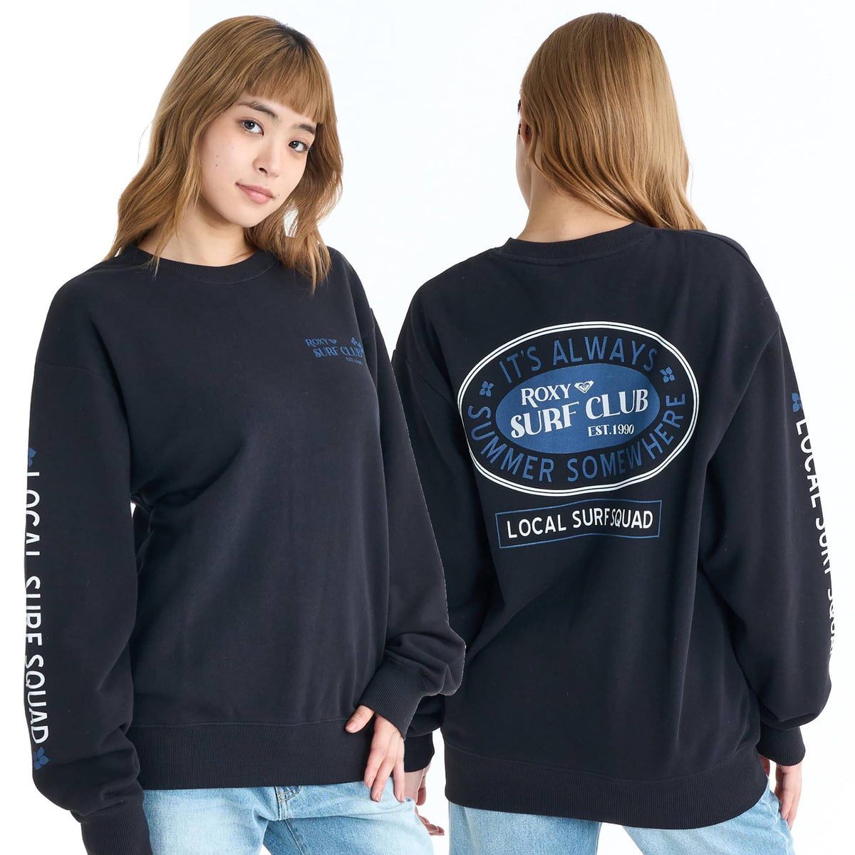 ROXY SURF CLUB トレーナー バックプリント【2026年春夏モデル】