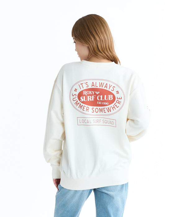 ROXY ウィメンズ ROXY SURF CLUB トレーナー 【2026年春夏モデル】 NAT / L