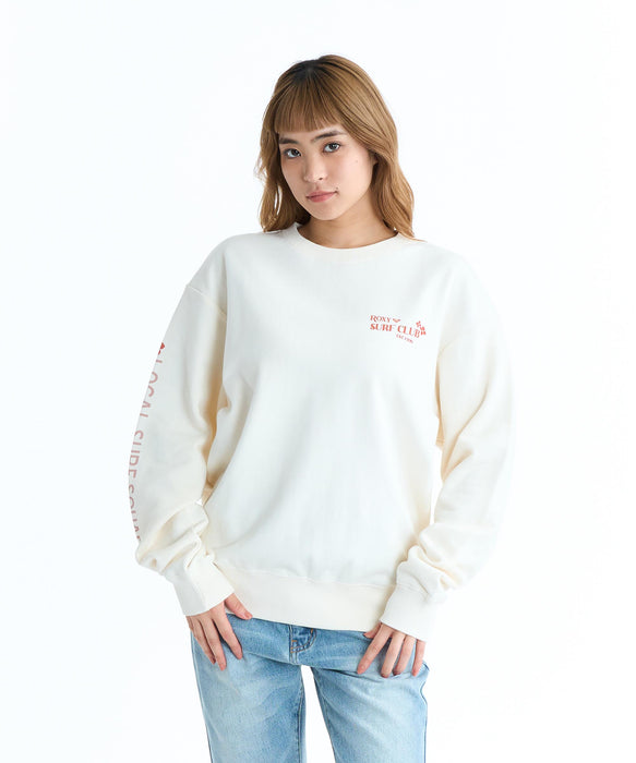 ROXY ウィメンズ ROXY SURF CLUB トレーナー 【2026年春夏モデル】 NAT / L