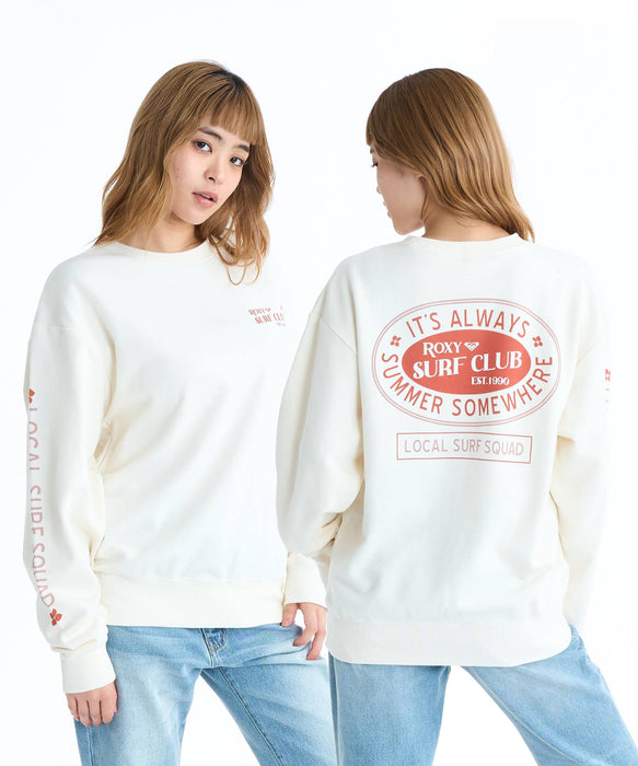 ROXY SURF CLUB トレーナー バックプリント【2026年春夏モデル】