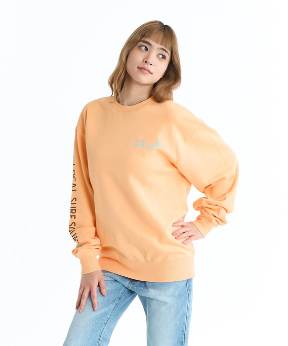 ROXY ウィメンズ ROXY SURF CLUB トレーナー 【2026年春夏モデル】 ORG / L