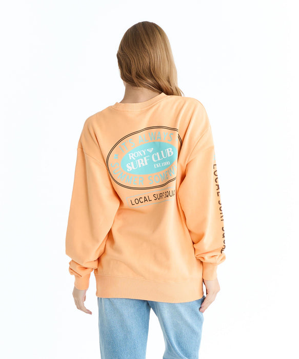 ROXY SURF CLUB トレーナー バックプリント【2026年春夏モデル】