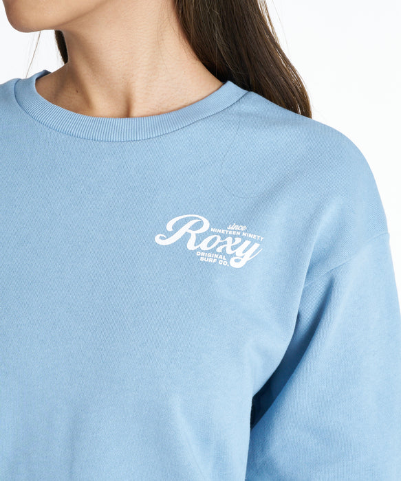 ROXY ウィメンズ HISTORICAL LOGO PO トレーナー 【2026年秋冬モデル】 BLU / L