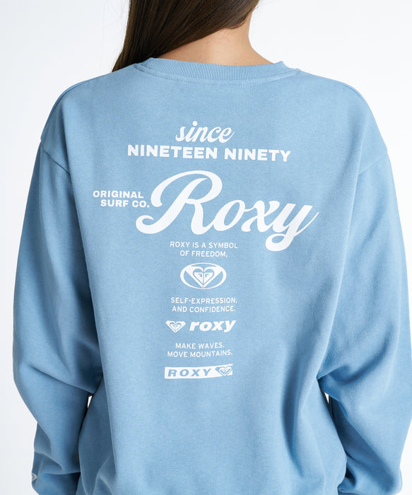 ROXY ウィメンズ HISTORICAL LOGO PO トレーナー 【2026年秋冬モデル】 BLU / L