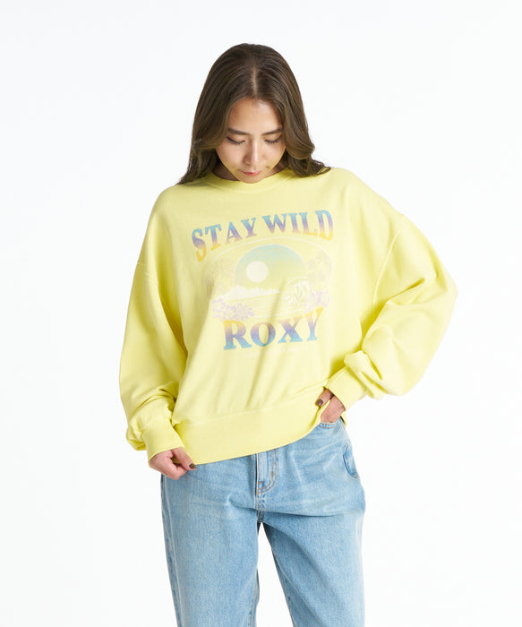 ROXY ウィメンズ STAY WITH ROXY トレーナー 【2026年秋冬モデル】 LIM / L