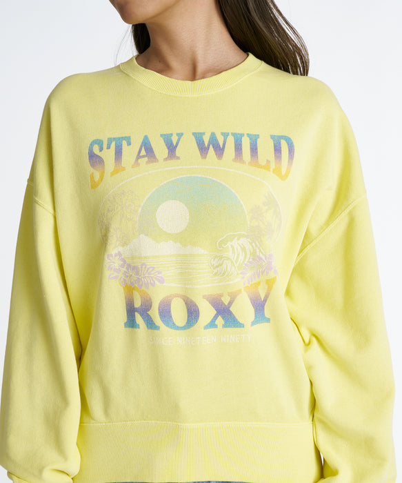 ROXY ウィメンズ STAY WITH ROXY トレーナー 【2026年秋冬モデル】 LIM / L