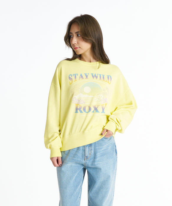 ROXY ウィメンズ STAY WITH ROXY トレーナー 【2026年秋冬モデル】 LIM / L