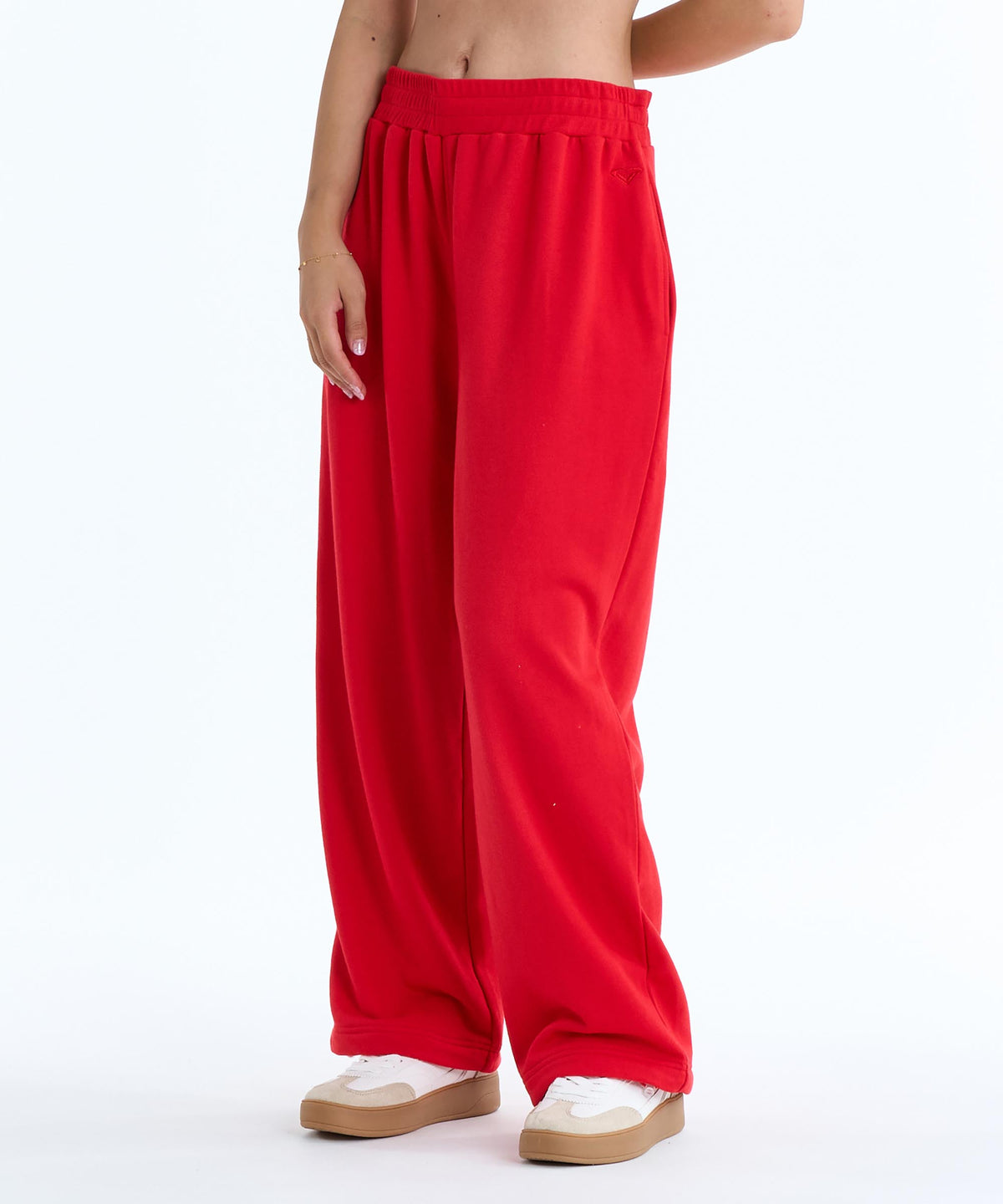 ROXY WITH HEART PANTS スウェットパンツ ドローコード付き 【2026年春