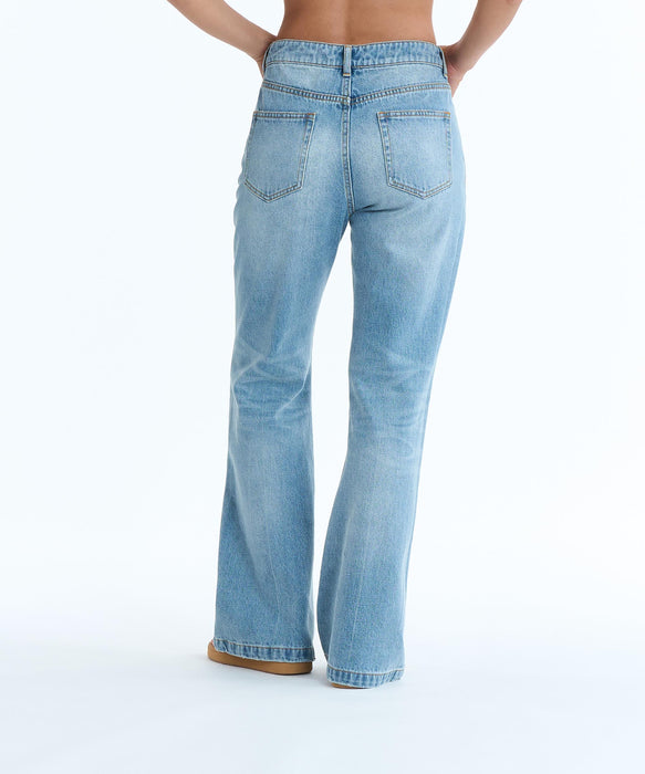 ROXY ウィメンズ SALTY FLARE DENIM フレアデニムパンツ 【2026年春夏