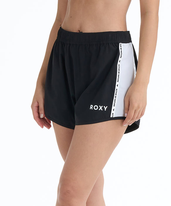 ROXY ウィメンズ FITNESS BLOOM BRIGHT SHORTS ショートパンツ 【2026年春夏モデル】 BLK / L