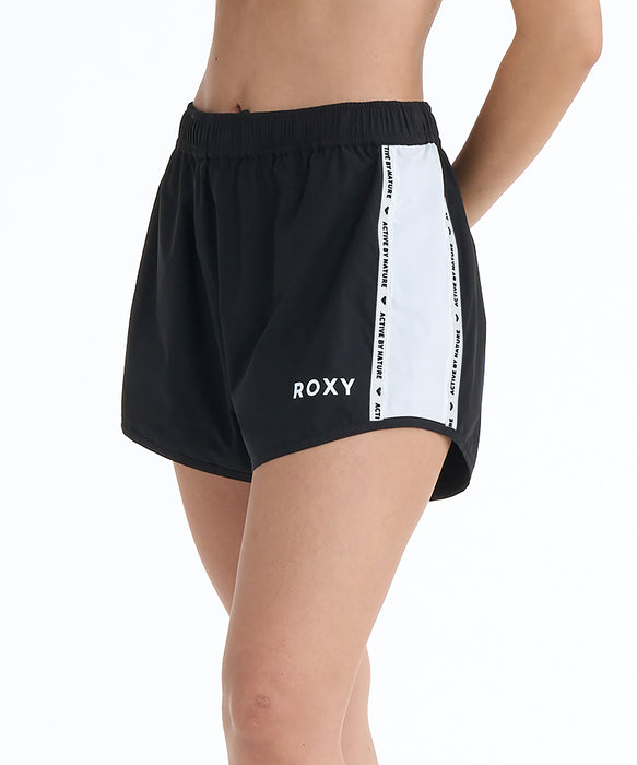 ROXY ウィメンズ FITNESS BLOOM BRIGHT SHORTS ショートパンツ 【2026年春夏モデル】 BLK / L