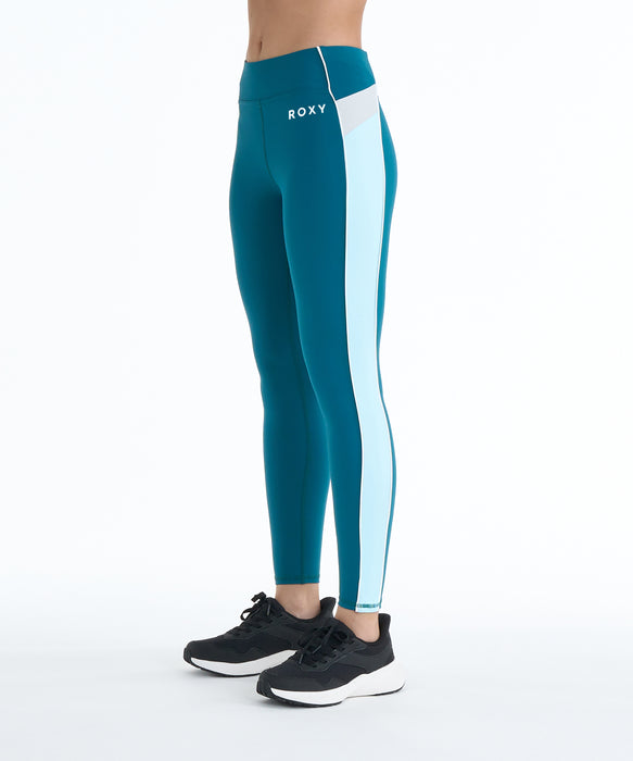 ROXY ウィメンズ FITNESS BLOOM BRIGHT LEGGING ロングパンツ 【2026年春夏モデル】 GRN / L