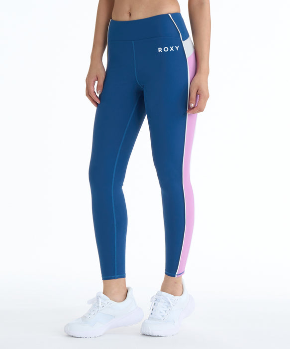 ROXY ウィメンズ FITNESS BLOOM BRIGHT LEGGING ロングパンツ 【2026年春夏モデル】 NVY / L