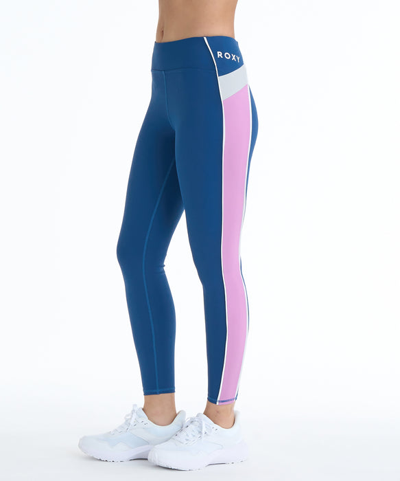 ROXY ウィメンズ FITNESS BLOOM BRIGHT LEGGING ロングパンツ 【2026年春夏モデル】 NVY / L