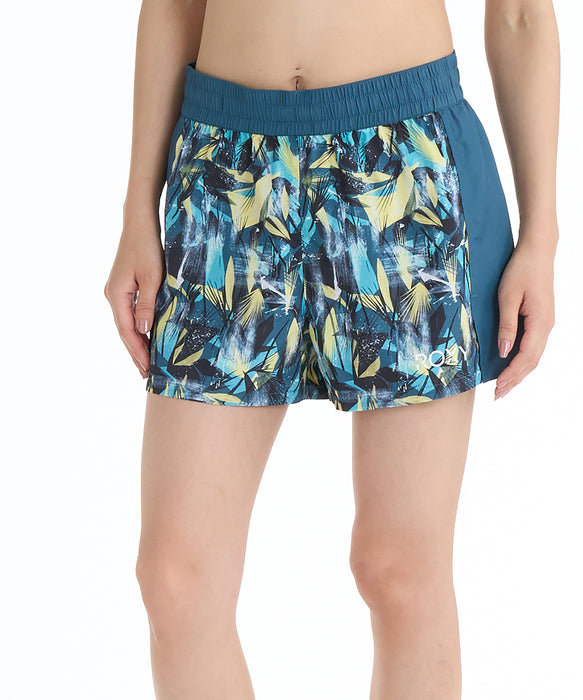 ROXY ウィメンズ FITNESS GLOW YOUR WAY SHORTS ショートパンツ 【2026年春夏モデル】 GRN / L