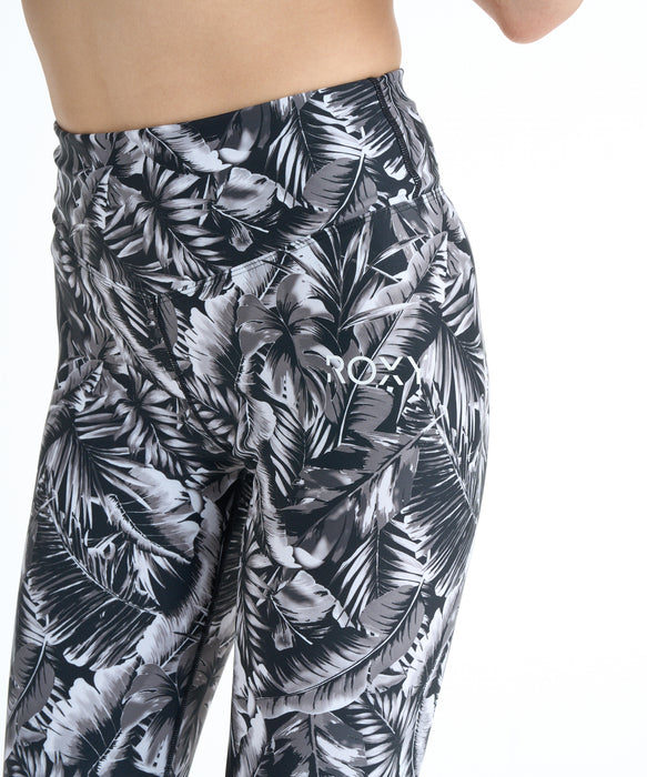 ROXY ウィメンズ FITNESS GLOW YOUR WAY LEGGIN ロングパンツ 【2026年春夏モデル】 BLK / L