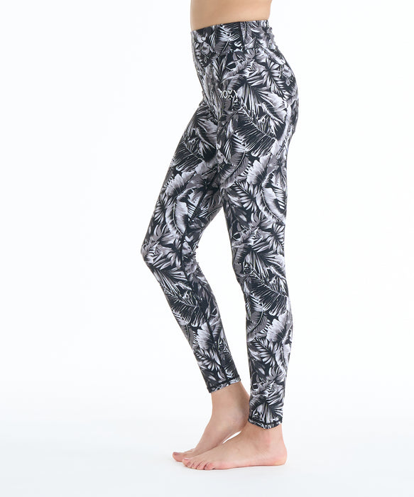 ROXY ウィメンズ FITNESS GLOW YOUR WAY LEGGIN ロングパンツ 【2026年春夏モデル】 BLK / L