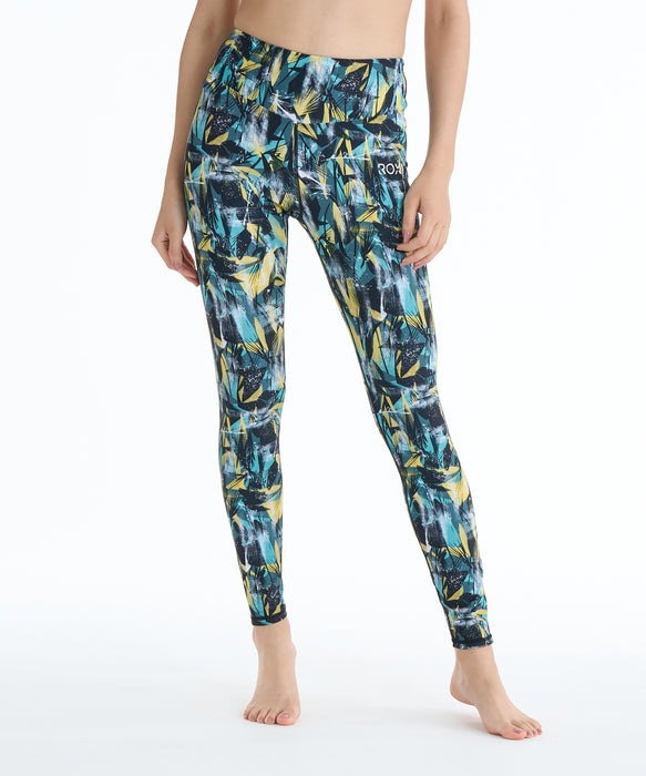 ROXY ウィメンズ FITNESS GLOW YOUR WAY LEGGIN ロングパンツ 【2026年春夏モデル】 GRN / L
