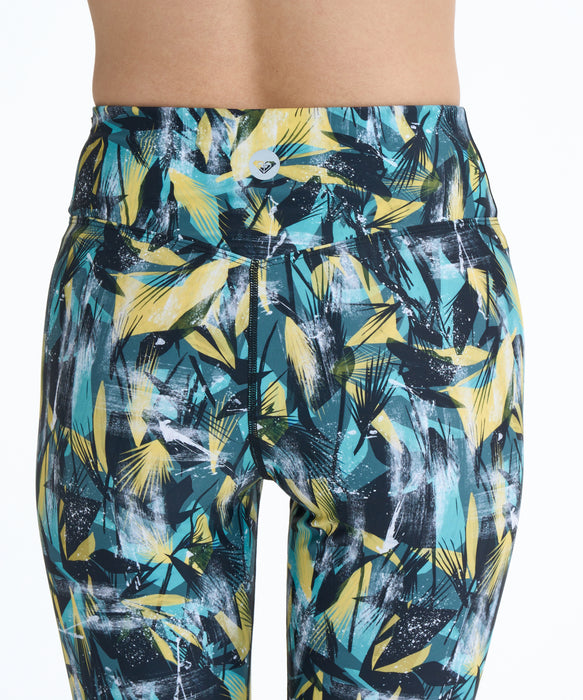 ROXY ウィメンズ FITNESS GLOW YOUR WAY LEGGIN ロングパンツ 【2026年春夏モデル】 GRN / L