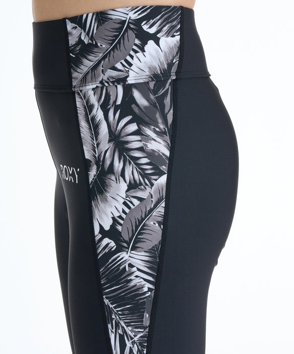 ROXY ウィメンズ FITNESS GLOW YOUR WAY LEGGIN ロングパンツ 【2026年春夏モデル】 BLK / L