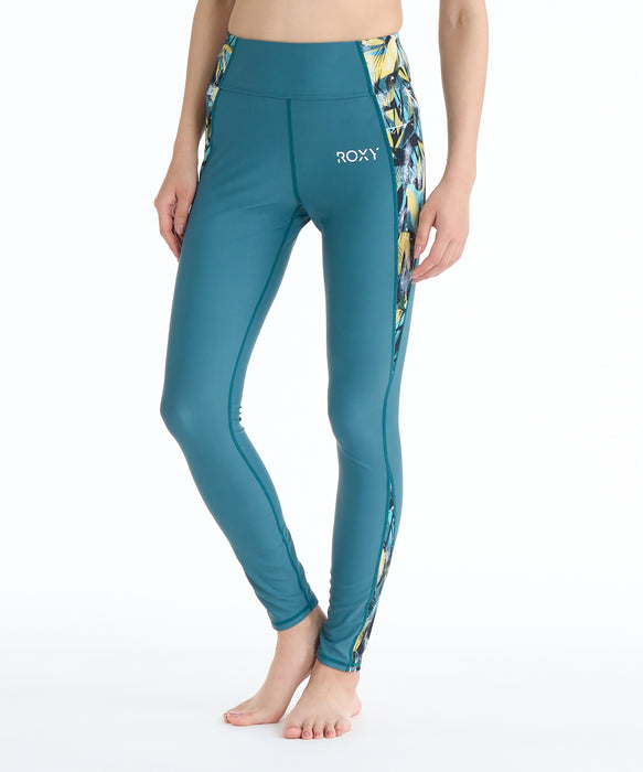 ROXY ウィメンズ FITNESS GLOW YOUR WAY LEGGIN ロングパンツ 【2026年春夏モデル】 GRN / L