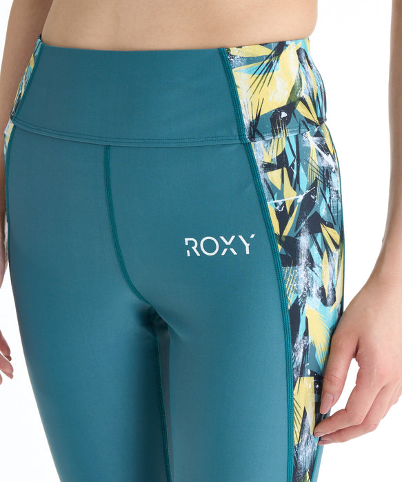 ROXY ウィメンズ FITNESS GLOW YOUR WAY LEGGIN ロングパンツ 【2026年春夏モデル】 GRN / L