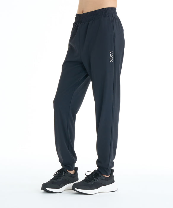 ROXY ウィメンズ FITNESS STEP INTO PANTS ロングパンツ 【2026年春夏モデル】 BLK / L