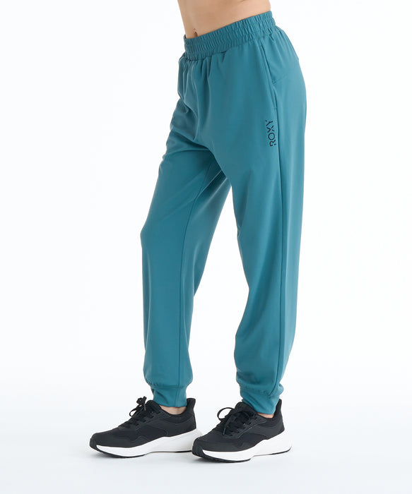 ROXY ウィメンズ FITNESS STEP INTO PANTS ロングパンツ 【2026年春夏モデル】 GRN / L