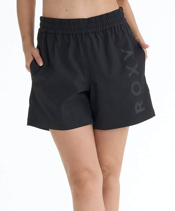 ROXY ウィメンズ FITNESS MY 1ST ROXY SHORTS ショートパンツ 【2026年春夏モデル】 BLK / L