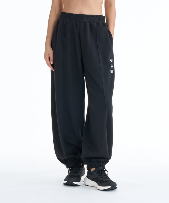 ROXY ウィメンズ FITNESS TRIPLE HEARTS PANTS ロングパンツ 【2026年春夏モデル】 BLK / L