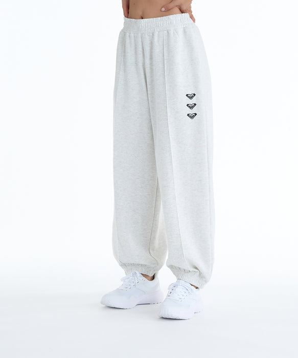 ROXY ウィメンズ FITNESS TRIPLE HEARTS PANTS ロングパンツ 【2026年春夏モデル】 LGY / L