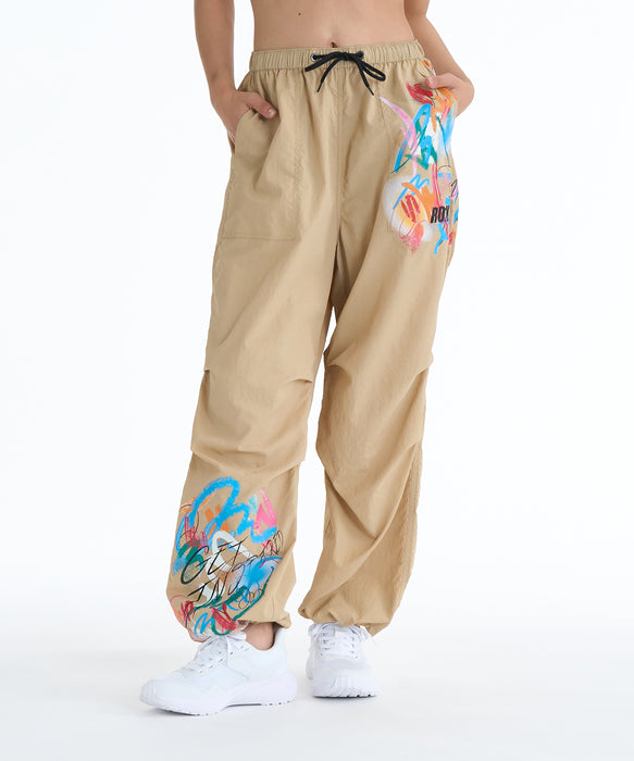 ROXY ウィメンズ FITNESS FEEL THE SPARK PANTS ロングパンツ 【2026年春夏モデル】 BEG / L