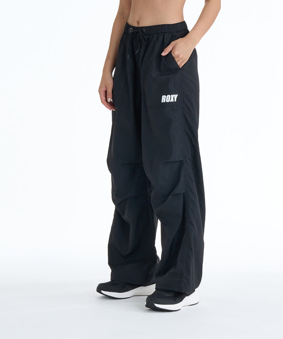 ROXY ウィメンズ FITNESS FEEL THE SPARK PANTS ロングパンツ 【2026年春夏モデル】 BLK / L