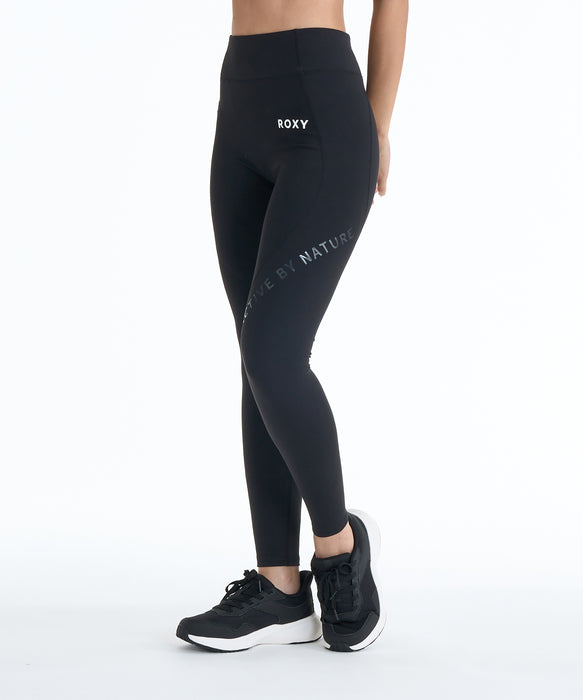 ROXY ウィメンズ FITNESS BLOOM BRIGHT LEGGING ロングパンツ 【2026年春夏モデル】 BLK / L