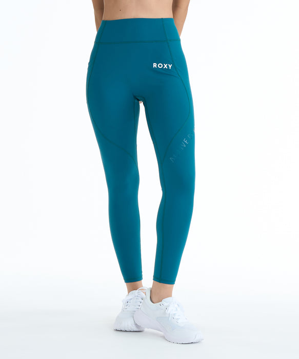 ROXY ウィメンズ FITNESS BLOOM BRIGHT LEGGING ロングパンツ 【2026年春夏モデル】 GRN / L