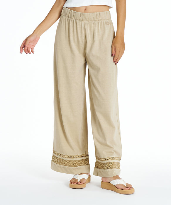 ROXY ウィメンズ HORIZON PANTS ロングパンツ 【2026年夏モデル】 BEG / L