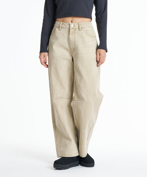 ROXY ウィメンズ TIDAL TWILL PANTS ロングパンツ 【2026年秋冬モデル】 BEG / L