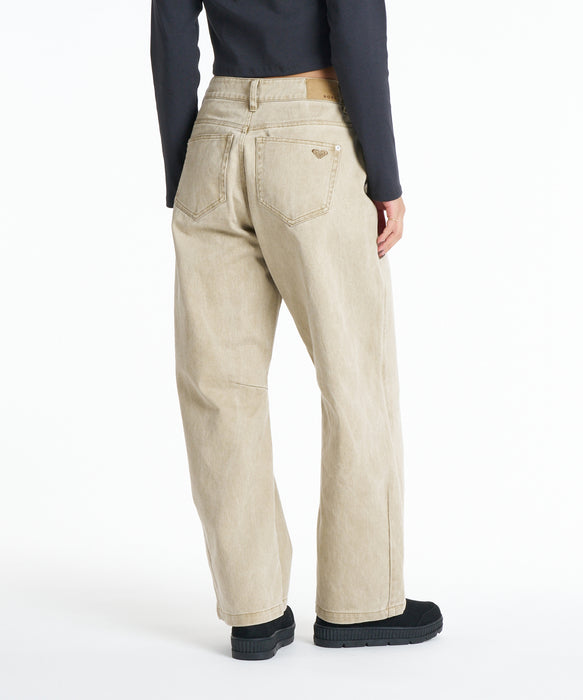 ROXY ウィメンズ TIDAL TWILL PANTS ロングパンツ 【2026年秋冬モデル】 BEG / L