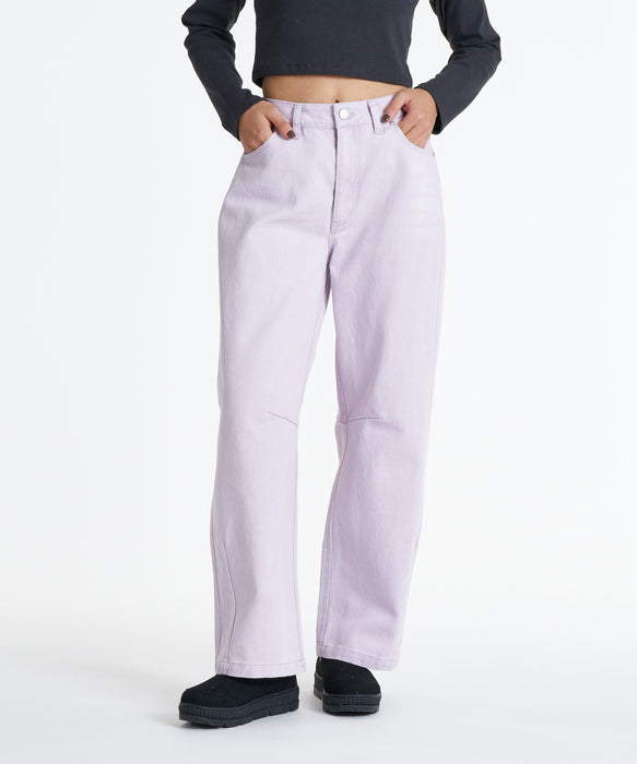 ROXY ウィメンズ TIDAL TWILL PANTS ロングパンツ 【2026年秋冬モデル】 LAV / L