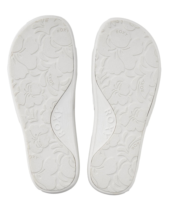 ROXY ウィメンズ SLIPPY HYDRO ファッションサンダル 【2026年春夏モデル】 WHT / L