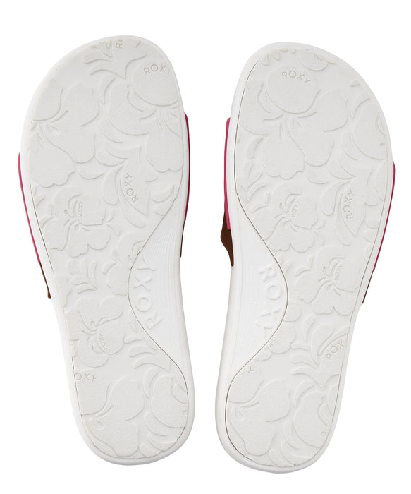 ROXY ウィメンズ SLIPPY HYDRO2 ファッションサンダル 【2026年春夏モデル】 WHT / L