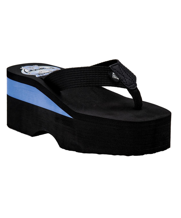 ROXY ウィメンズ WAVE CLUB WEADGE ファッションサンダル 【2026年春夏モデル】 BLK / L
