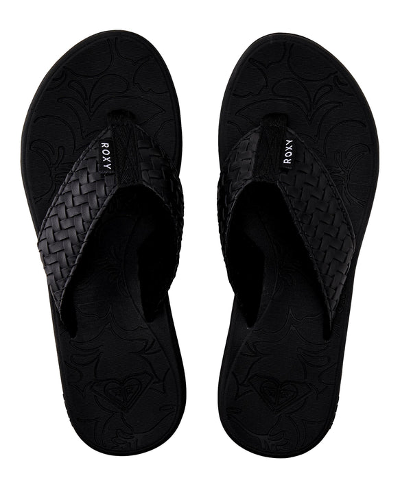 ROXY ウィメンズ CAILLAY JP ファッションサンダル 【2026年春夏モデル】 BLK2 / L