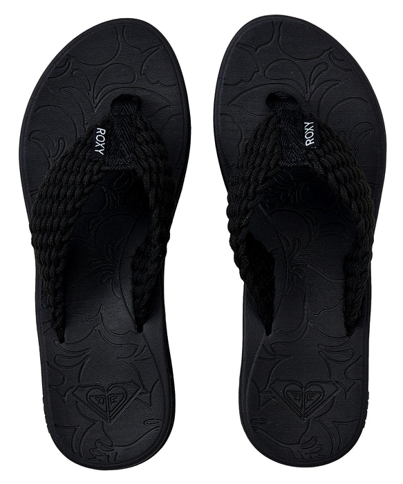 ROXY ウィメンズ CAILLAY JP ファッションサンダル 【2026年春夏モデル】 BLK2 / L