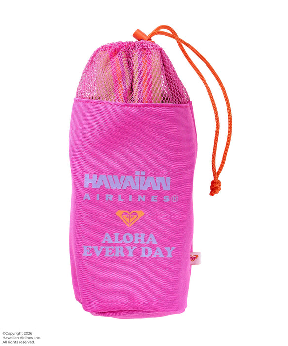 ROXY x HAWAIIAN AIRLINES】FLIP FLOP ポーチ付きビーチサンダル ROXY x HAWAIIAN AIRLINES】FLIP FLOP ポーチ付きビーチサンダル