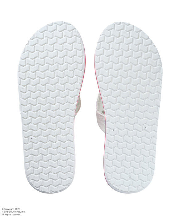 ROXY x HAWAIIAN AIRLINES】FLIP FLOP ポーチ付きビーチサンダル
