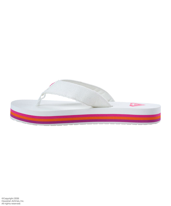 【ROXY x HAWAIIAN AIRLINES】FLIP FLOP ポーチ付きビーチサンダル ＜2026年夏モデル＞