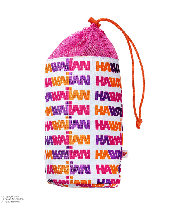 ROXY x HAWAIIAN AIRLINES】FLIP FLOP ポーチ付きビーチサンダル