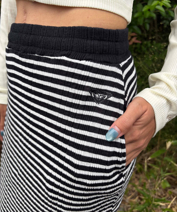 【OUTLET】Roxy MIXTURE SKIRT ウィメンズ ロングスカート ストレートシルエット リブ素材 <2025 ETERNAL SUMMER COLLECTION>
