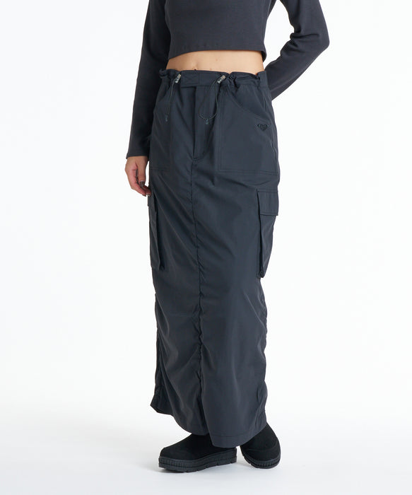 ROXY ウィメンズ BUTTERFLY SKIRT スカート 【2026年秋冬モデル】 BLK / L